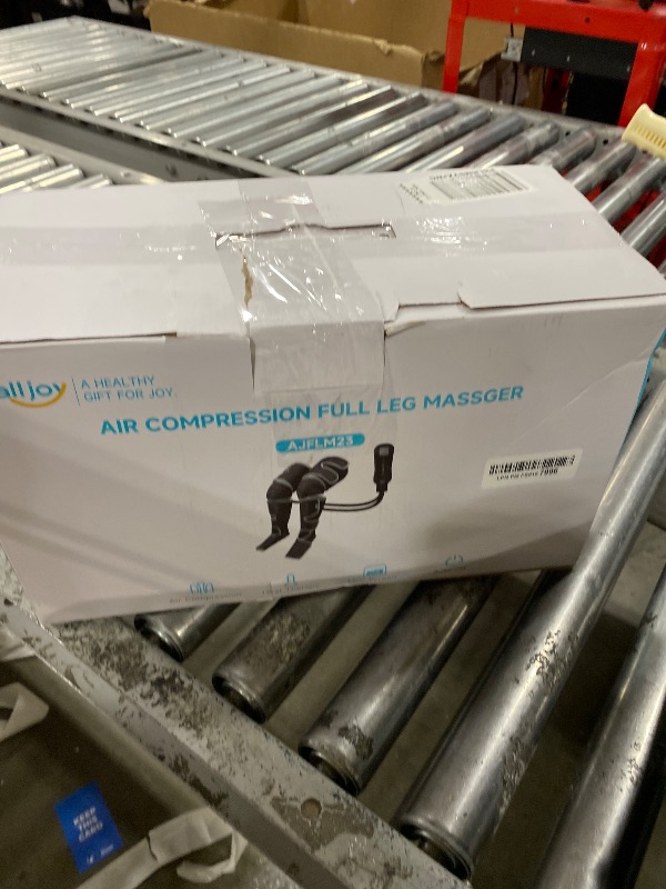 Photo 1 of ALLJOY Leg Massager for Circulation and Pain Relief FSA, Gifts for Men Women Dad Mom, Leg Massager with Heat and Compression, 2 Heat 5 Modes 4 Intensities 4 Extenders