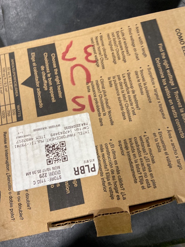 Photo 1 of Cadet Energy Plus Wall Heater Complete Unit With Built-in Digital Thermostat (Model: CEC163TW, Part: 65215), 5460/5120/3410 BTU, 240/208/120 Volt, 1600/1500/1000 Watt, White