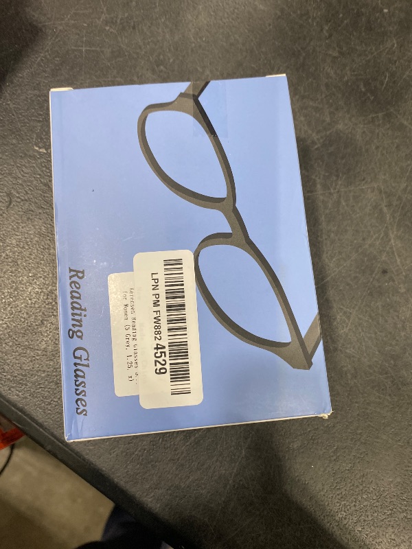 Photo 1 of Kerecsen Reading Glasses 5 Pairs Fashion Ladies Readers Spring Hinge with Pattern Print Eyeglasses for Women (5 Grey, 1.25, x)