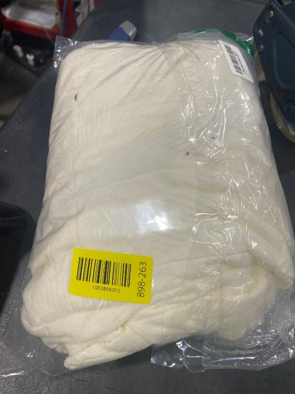 Photo 1 of NeColorLife Oversized Square Ottoman Cover,Stretch Ottoman Slipcover,Thick Storage Ottoman Cover,Foot Stool Cover with Elastic Bottom for Living Room,Beige,X-Large