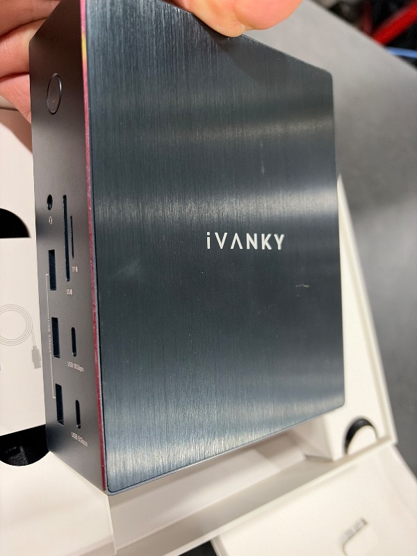 Photo 1 of iVANKY 20-in-1 DisplayLink Docking Station 3 Monitor for Window and MacBook Pro/Air, Triple 4K@60Hz Display for M5/M4/M3/M2/M1 MacBook/Windows, 180W Power, 2.5GbE, HDMI, DP, 10Gbps, Driver Needed