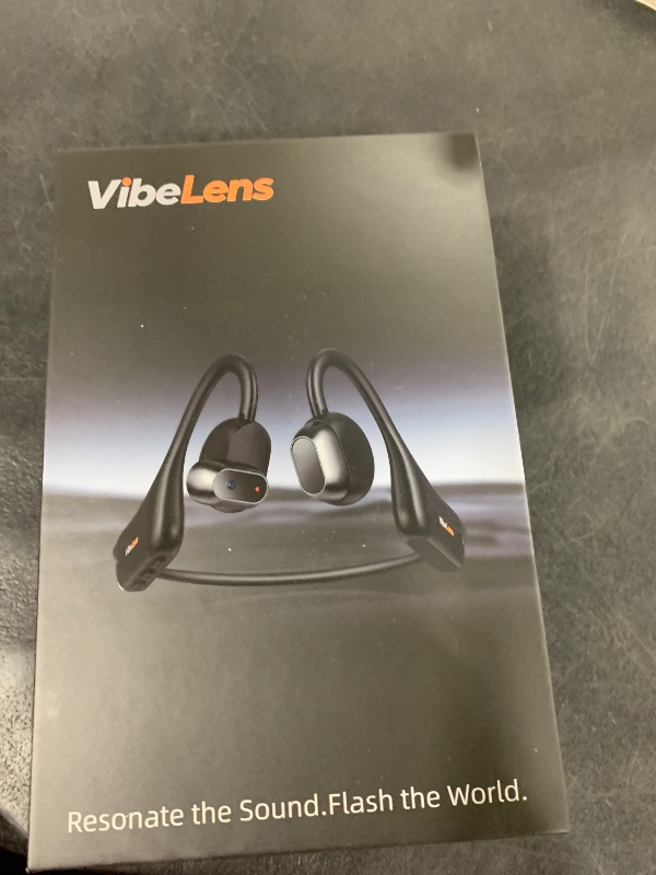 Photo 1 of MusicCam World’s 1st Bone Conduction Headphones with Camera, Hand-Free POV Camera Headphones, IP68 Water & Sweat Resistant, AI Functions, Open-Ear Bluetooth Wireless Sport Earphones with APP
