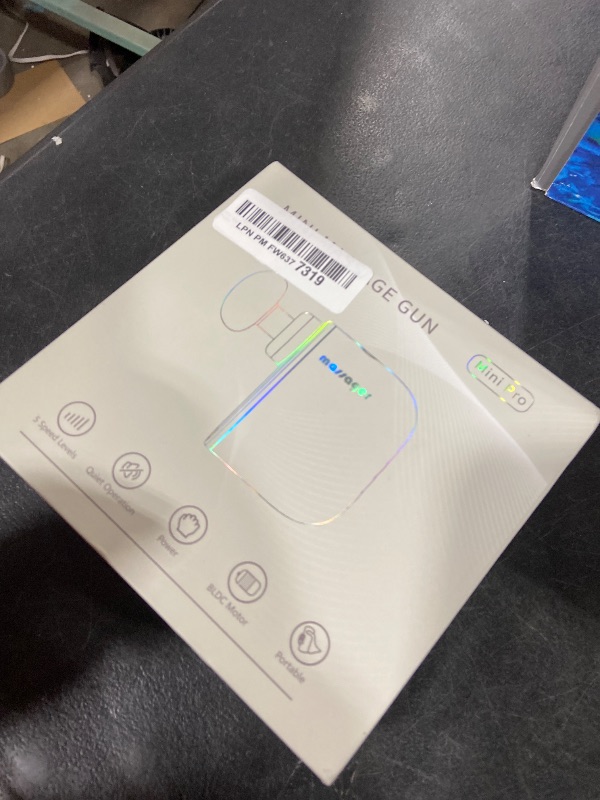 Photo 1 of Mini Massage Gun, Portable Deep Tissue Muscle Massager with 4 Heads, Adjustable Speed & Pressure, Quiet Powerful Motor, Rechargeable Handheld Percussion Massager for Neck, Shoulder, Back & Legs Pink