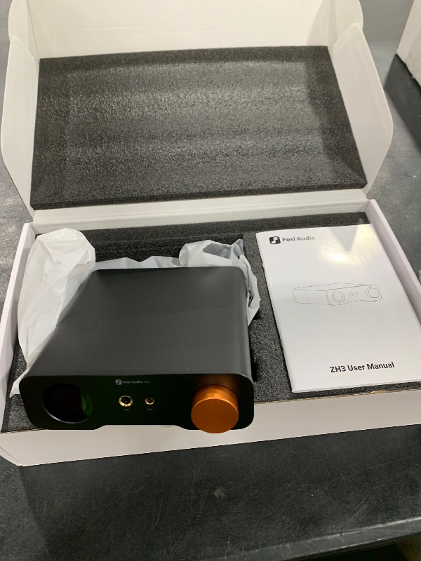 Photo 1 of Fosi Audio ZH3 DAC Headphone Amp, Fully Balanced Preamp with AKM4493SEQ XMOS XU316 PCM 768kHz for Amplifiers, USB/Optical/COAX/RCA/12V Trigger Input, XLR/RCA/4.4mm/6.35mm Output with Remote