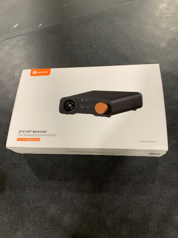 Photo 1 of Fosi Audio ZH3 DAC Headphone Amp, Fully Balanced Preamp with AKM4493SEQ XMOS XU316 PCM 768kHz for Amplifiers, USB/Optical/COAX/RCA/12V Trigger Input, XLR/RCA/4.4mm/6.35mm Output with Remote