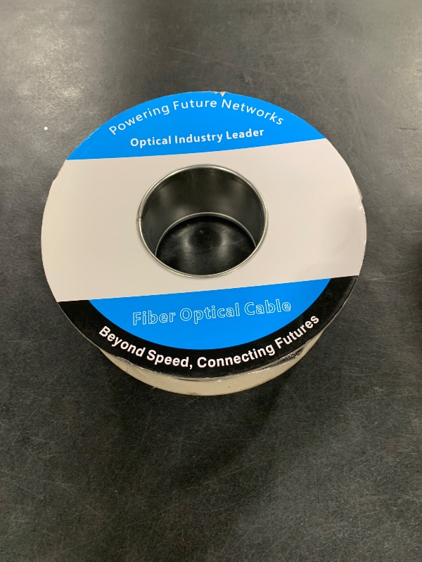 Photo 1 of 100M/328FT OM3/OM4 LC to LC Outdoor Armored Fiber Optic Patch Cable, Multimode Duplex 50/125?m, 10Gb/40Gb/100Gb, Industrial TPU Jacket, Direct Burial, Uniboot, MMF, OD 5mm, Pulling Eye Kit Installed
