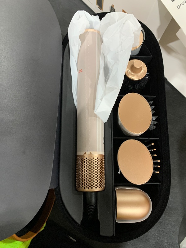 Photo 1 of Dreame - AirStyle Pro 7-in-1 Hair Styling Device, Quick Dry, 2 Rollers, Straightening Brush, Less Frizz, Airflow Styling - Gold
