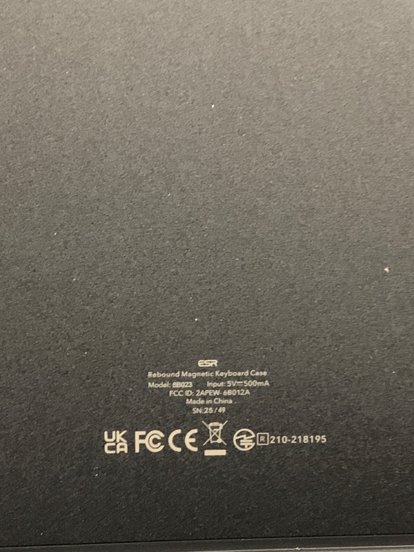 Photo 1 of ESR iPad Pro 13 Inch Case with Keyboard (M5/M4, 2025/2024), iPad Pro 13 Keyboard Case with Easy-Set Magnetic Stand, Portrait/Raised Modes for iPad Pro 13, Removable, Rebound 360 Series, Black