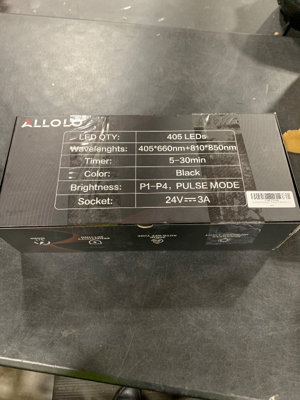 Photo 1 of ALLOLO Red Light Therapy for Body, 32.7"*15.7" Large Infrared Light Therapy with Timer, 405pcs 3-in-1 LEDs 660nm&850nm Red Light Therapy Mat for Back Belly Knee Shoulder Leg(with Storage Bag&Glasses)