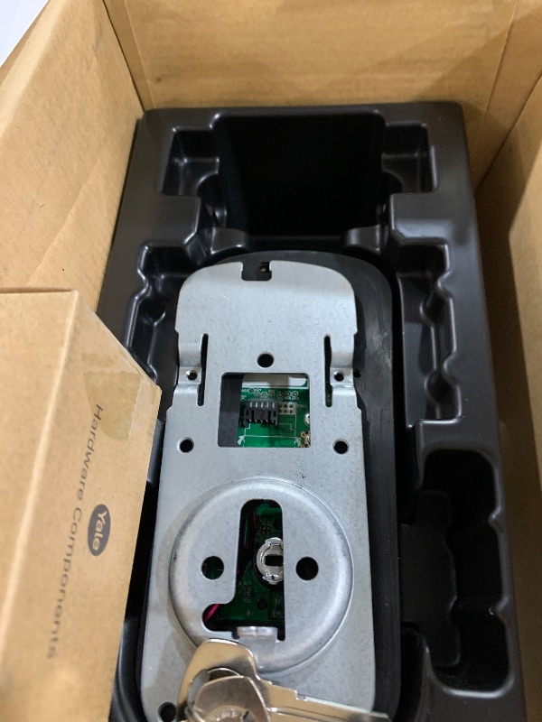 Photo 1 of Yale Assure Lock Deadbolt, Satin Nickel Digital Touchscreen Keypad with Z-Wave and Backup Key for Front or Back Entry Door, YRD226-ZW2-619