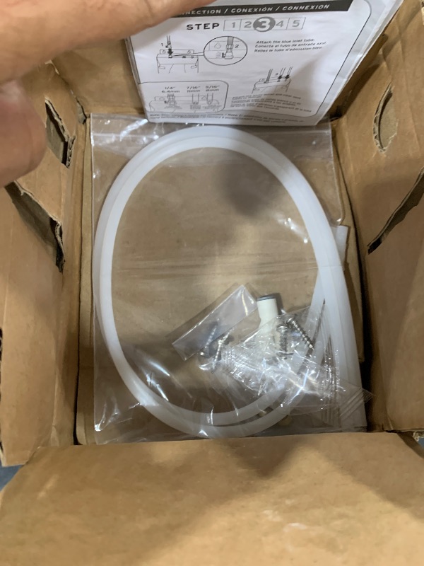 Photo 1 of InSinkErator Instant Hot Water Tank, 2/3 Gallon Stainless Steel Tank, HWT-00