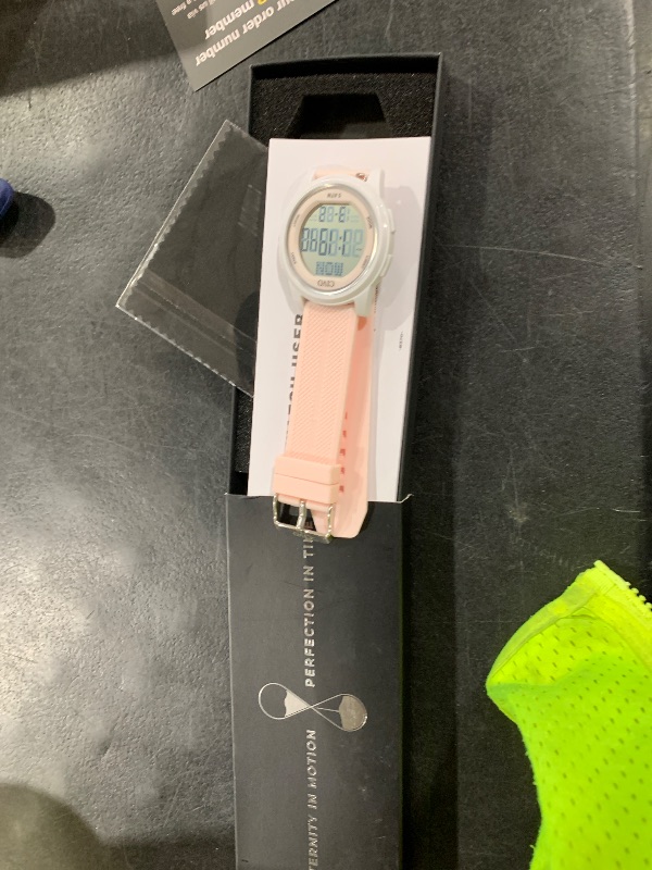 Photo 1 of CIVO Womens Digital Watch Waterproof: LED Large Face Sports Wrist Watch with Back Light Stopwatch Alarm Dual Time - White Silicone Digital Watches for Women Men