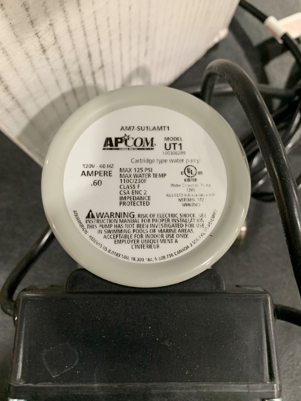 Photo 1 of APCOM UT1 Automatic Hot Water Recirculation Pump For Under Sink - Instant Hot Water Recirculating System For Tank Type Water Heaters - Energy & Cost Efficient