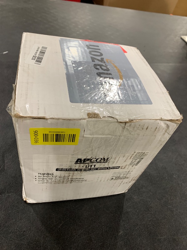 Photo 1 of APCOM UT1 Automatic Hot Water Recirculation Pump For Under Sink - Instant Hot Water Recirculating System For Tank Type Water Heaters - Energy & Cost Efficient