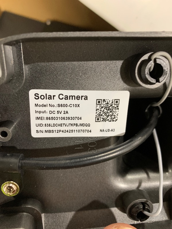 Photo 1 of **USED, INCOMPLETE** SOLIOM 5MP Security Camera Outdoor with 10X Optical Zoom, 4G LTE Cellular Security Cameras for Home Security with Battery & Solar Powered, Human Detection, Spotlight Color Night Vision, New S600-C10X