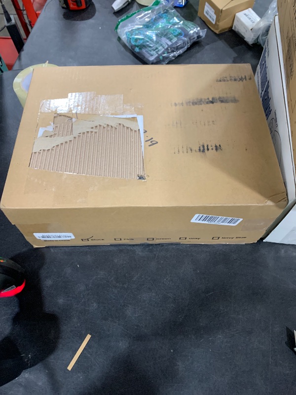 Photo 1 of Fireproof Document Box with Lock, 5200°F Fireproof Water Resistant Hard Case File Organizer Safe Box for Important Documents, Certificates, Laptop, Passports (Black)