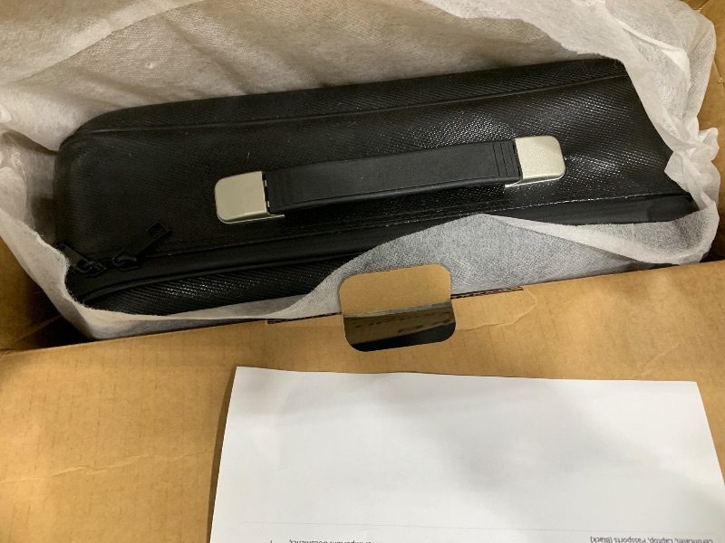 Photo 1 of Fireproof Document Box with Lock, 5200°F Fireproof Water Resistant Hard Case File Organizer Safe Box for Important Documents, Certificates, Laptop, Passports (Black)