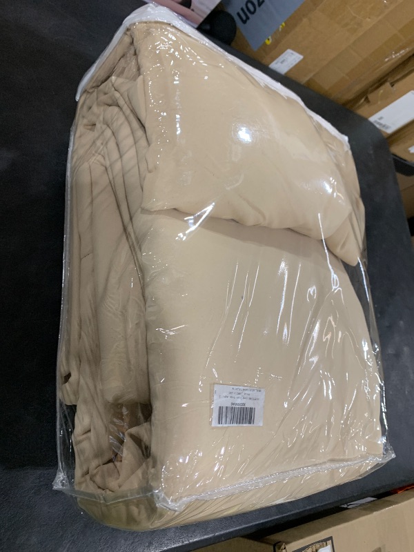 Photo 1 of NICETOWN Living Room Noise Reducing Curtains, Privacy Protection & Completely Shaded Lower PM2.5 Particles Drapes, Lined Insulated Window Treatment Panels(Biscotti Beige, 2 Pieces, W62 x L84)