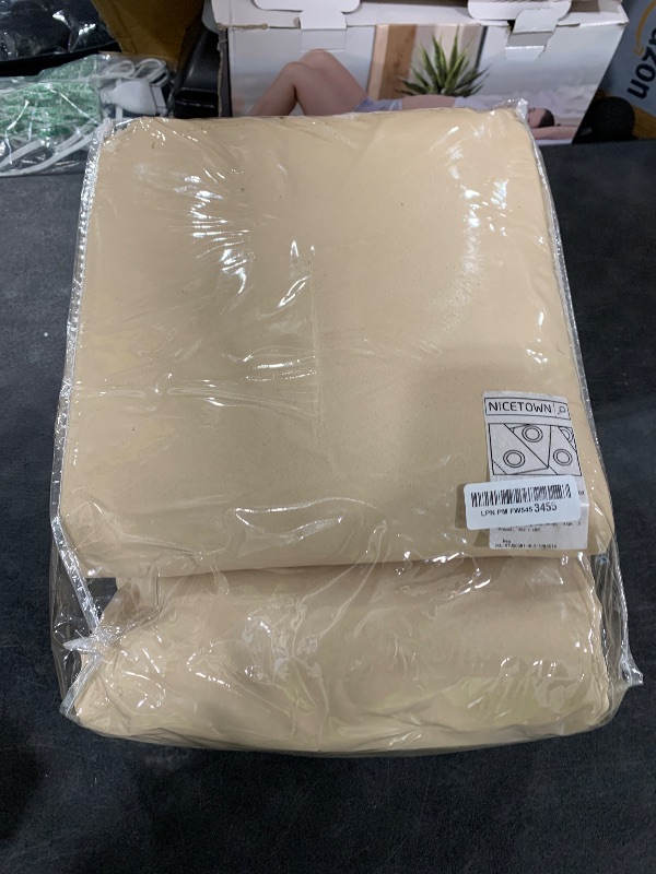 Photo 1 of NICETOWN Living Room Noise Reducing Curtains, Privacy Protection & Completely Shaded Lower PM2.5 Particles Drapes, Lined Insulated Window Treatment Panels(Biscotti Beige, 2 Pieces, W62 x L84)