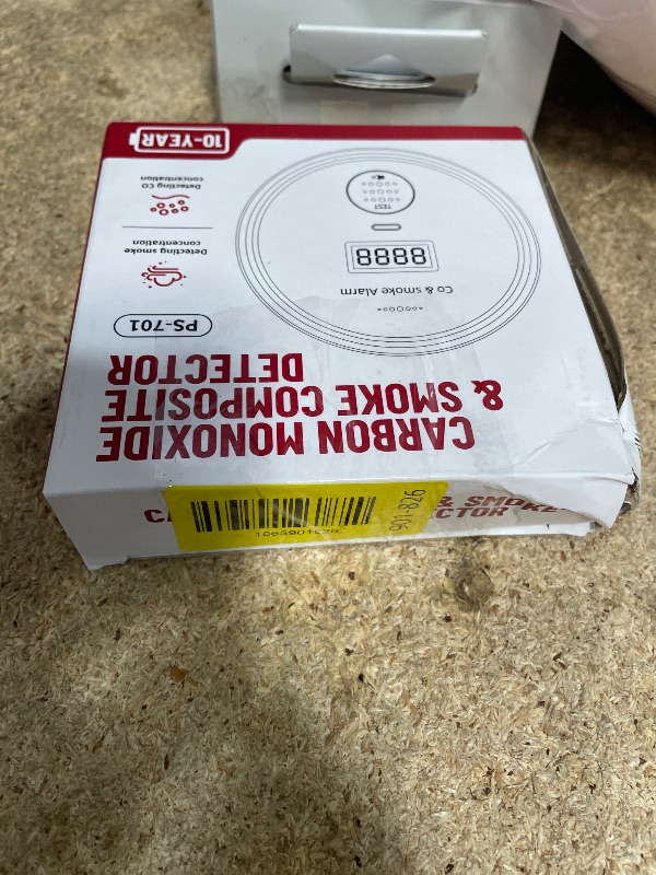 View 2 of 10-Year Battery Smoke and Carbon Monoxide Detector 2-in-1 with Digital Display, 85dB Visual & Audible Alarm, Easy Setup for Living Room,Camper,RV, Brings Peace of Mind