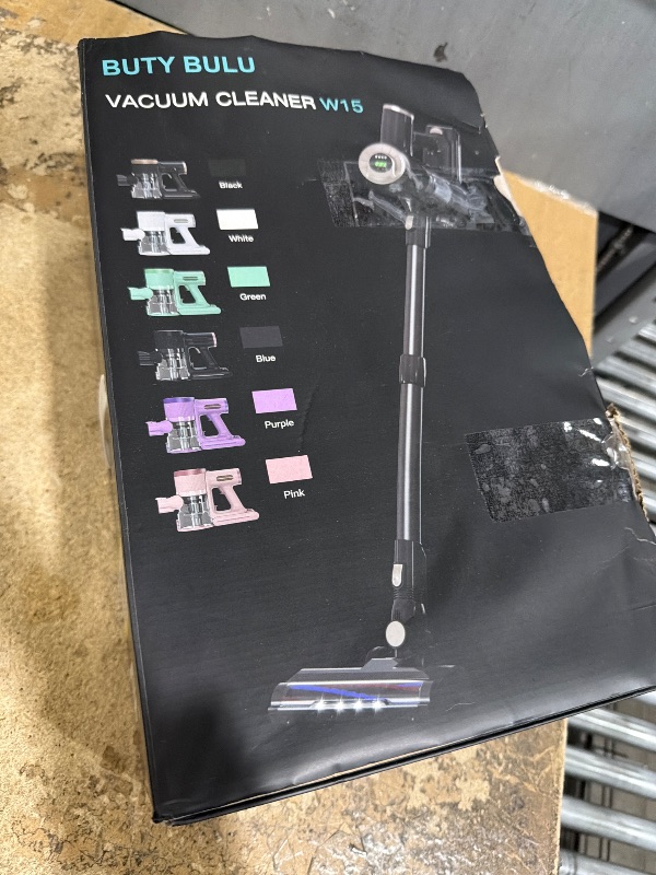 Photo 1 of ** FOR PARTS ONLY **BUTY BULU Cordless Vacuum Cleaner, Stick Handheld 2200mAh Rechargeable Battery 30KPa Lightweight Small Vac Electirc Broom, 40Mins Runtime for Home Hard Floor Carpet Pet Hair Cleaning, LED Screen