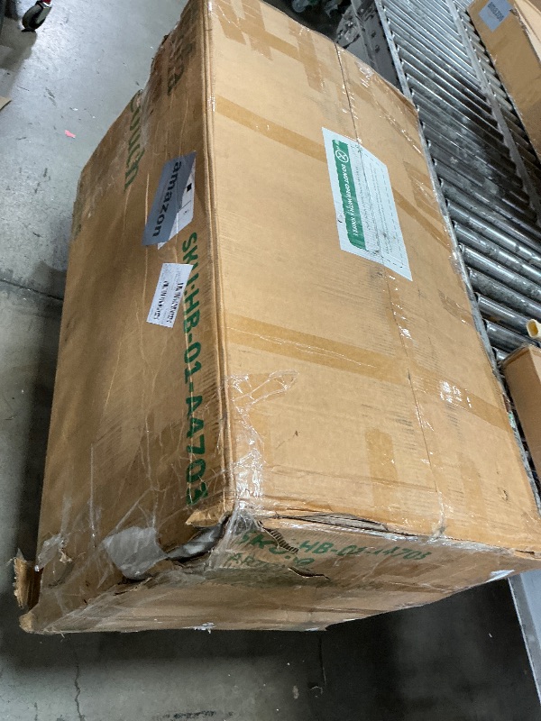 Photo 1 of **PARTICAL SET*** CARTON C****
HONBAY Sectional Sleeper Sofa with Pull Out Bed, Velvet L Shaped Couch with Storage Seat, Modular Sectional Couches for Living Room, Black