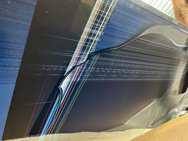 Photo 1 of ***SCREEN IS BROKEN BUT STILL TURNS ON****
Samsung 98-Inch Class 4K Crystal UHD DU9000 Series HDR Smart TV, Object Tracking Sound Lite, Motion Xcelerator 120Hz, Supersize Picture Enhancer, Mega Contrast, Alexa Built-In (UN98DU9000, 2024 Model)