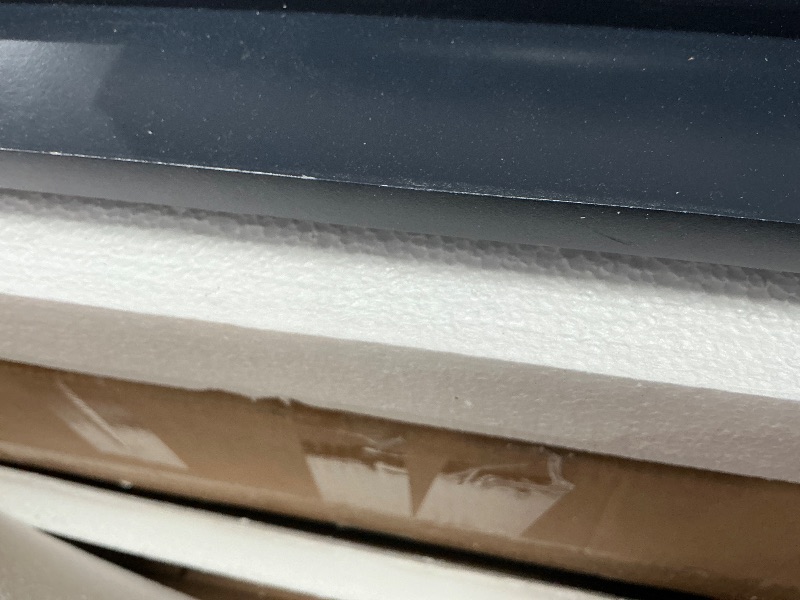 Photo 1 of **INCOMPLETE/SEE NOTES** Tribesigns 30" Modern Bathroom Vanity with Sink, Freestanding Bathroom Vanities Cabinet with Ceramic Basin Combo, Bathroom Sink Cabinet with 2 Doors and 1 Drawer, Solid Wooden Frame, Navy Blue