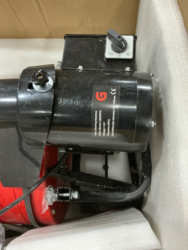 Photo 1 of ***TESTED*****

100FTx3/4Inch Electric Drain Cleaning Machin, Auto Feed Portable Sewer Snake, Sewer Snake Electric Drain Auger Cleaner with 6 Cutters & Air-Foot Switch for 1"-4" Pipes