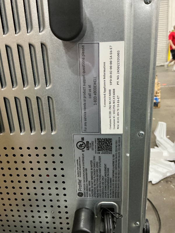 Photo 1 of **BRAND NEW ITEM***GE Profile™ Smart Indoor Pellet Smoker, with Active Smoke Filtration, 5 Smoke Control Settings, WiFi Connected, Electric, Countertop BBQ Appliance, Black
