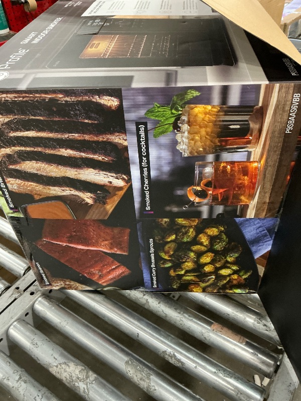 Photo 1 of **BRAND NEW ITEM***GE Profile™ Smart Indoor Pellet Smoker, with Active Smoke Filtration, 5 Smoke Control Settings, WiFi Connected, Electric, Countertop BBQ Appliance, Black