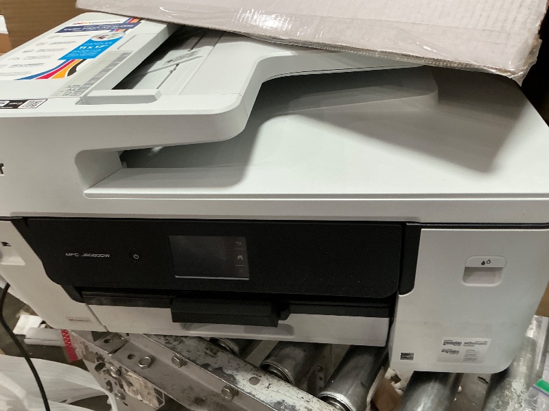 Photo 1 of **TESTED DID NOT TURN ON**
Brother INKvestment 6560 Wireless Color Inkjet All-in-One Printer with 11”x17” Capabilities and 2.7” Color Touchscreen | Includes Refresh Subscription Trial(1) (MFC-J6560DW)