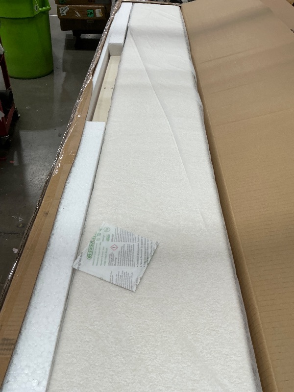 Photo 1 of ***ONLY BOX 2 OF 2 *****
KISLOT Upholstered Queen Size Bed Frame, Boucle Fabric Platform Bed Mattress Foundation Noise-Free No Box Spring Needed Easy Assembly