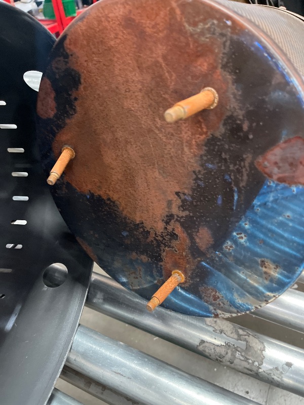 Photo 1 of **USED HAS RUST NOT ABLE TO TEST ****UNKNOWN PARTS MISSING*****
2 Anti-rust 50,000 BTU Patio Heater for Outdoor Use With Double-Layer Stainless Steel Burner, Roun