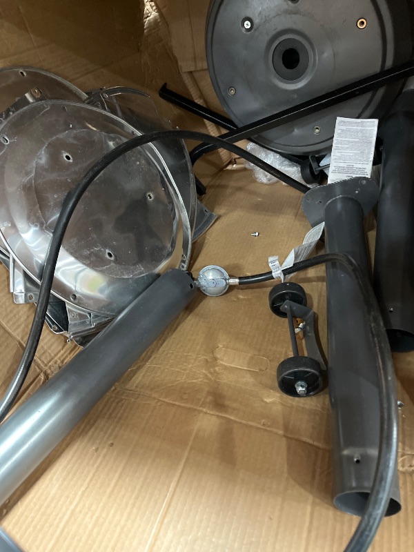 Photo 1 of **USED HAS RUST NOT ABLE TO TEST ****UNKNOWN PARTS MISSING*****
2 Anti-rust 50,000 BTU Patio Heater for Outdoor Use With Double-Layer Stainless Steel Burner, Roun