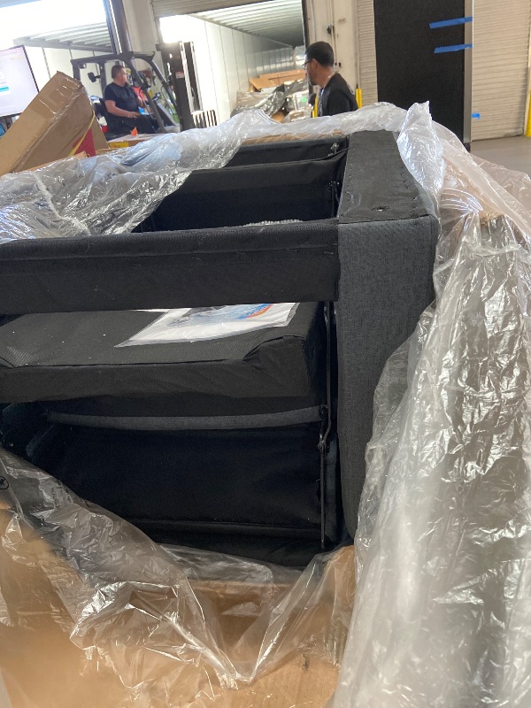 Photo 1 of **************MISSING 1 OF THE LEGS****************
Garvee Oversized Recliner Chair for Adults, Widen Overstuffed Breathable Fabric Lounge Chair with 2 Cup Holders & Side Pockets Soft Lazy Lounge Sofa Chair Sofa for Relaxation, Gray