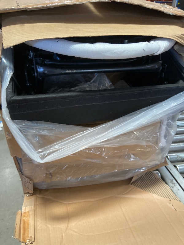 Photo 1 of ***Bent rails****
COMHOMA Recliner Chair,PU Rocking Chair for Adults,Swivel Recliner with Cup Holders,Single Sofa Seat with Side Pockets for Living Room,Bedroom(Brown)