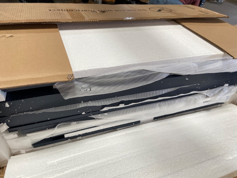 Photo 1 of ***SET OF 2 BOXES***DWVO 36 Inch Bathroom Vanity with Sink Combo, Modern Bathroom Storage Cabinet with Resin Basin, Three Holes, 2 Doors & 3 Drawers, Navy Blue