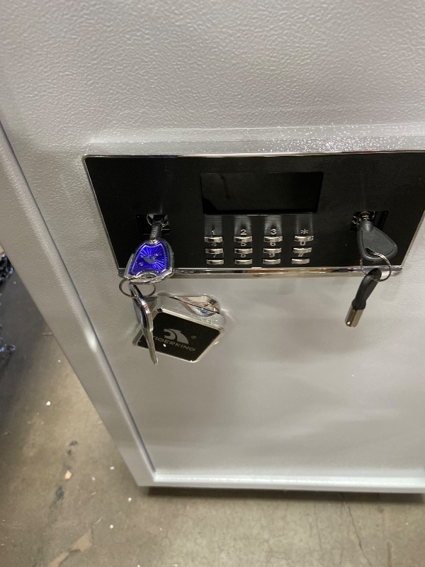 Photo 1 of ?US STOCK?TIGERKING 7.2 Cubic Feet Extra Large Heavy Duty Safe Box, Home Safe with Double Safety Key Lock and Separate Lock Box, Digital safe with 2 Removable Shelf for Home Hotel Office,132lbs