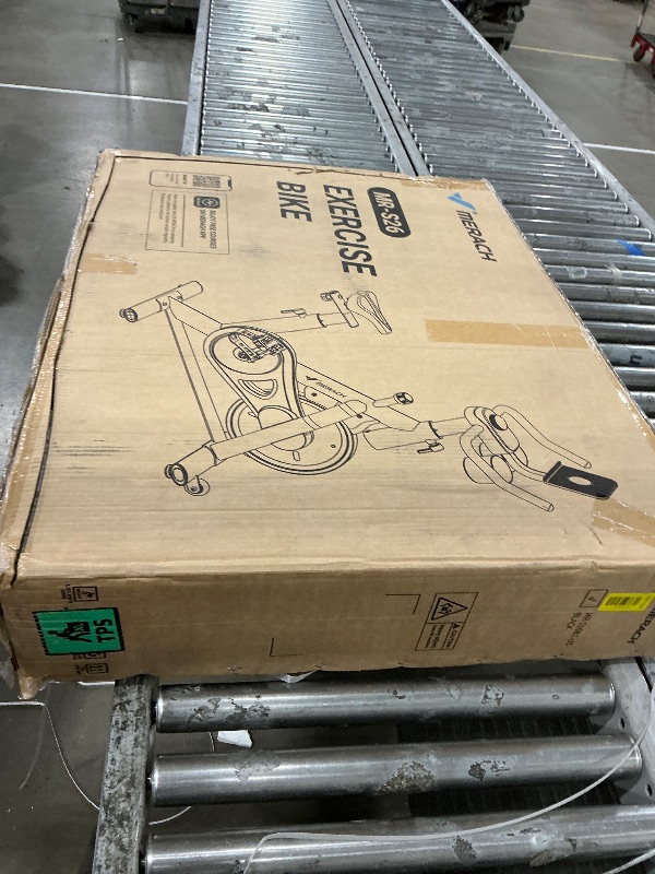 Photo 1 of **BRAND NEW ITEM**
MERACH Exercise Bike, Brake Pad Stationary Bike with Exclusive App, Low Noise Indoor Cycling Bike with 300lbs Weight Capacity, Tablet Mount and Fitness Courses for Weight Loss