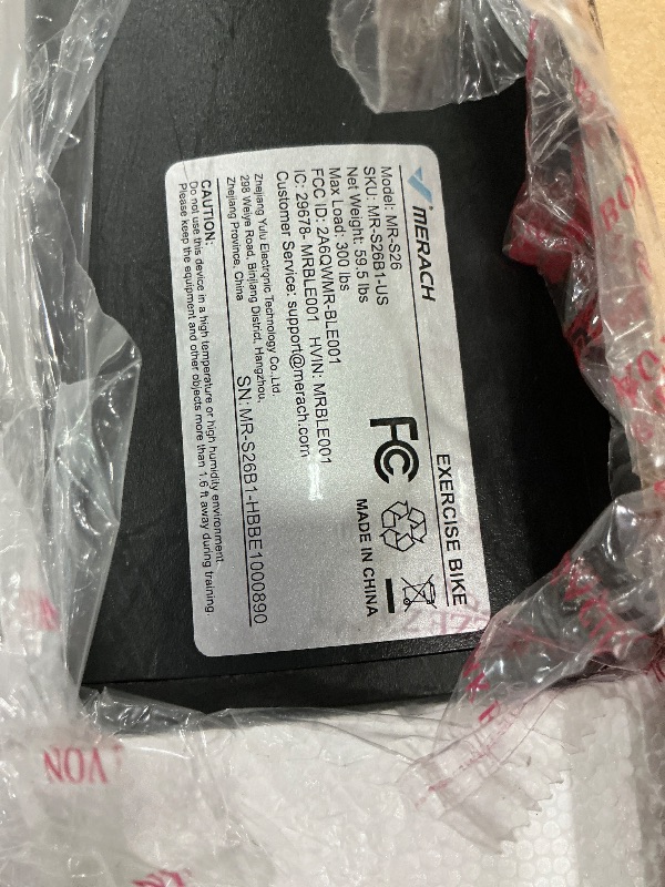 Photo 1 of **BRAND NEW ITEM**
MERACH Exercise Bike, Brake Pad Stationary Bike with Exclusive App, Low Noise Indoor Cycling Bike with 300lbs Weight Capacity, Tablet Mount and Fitness Courses for Weight Loss