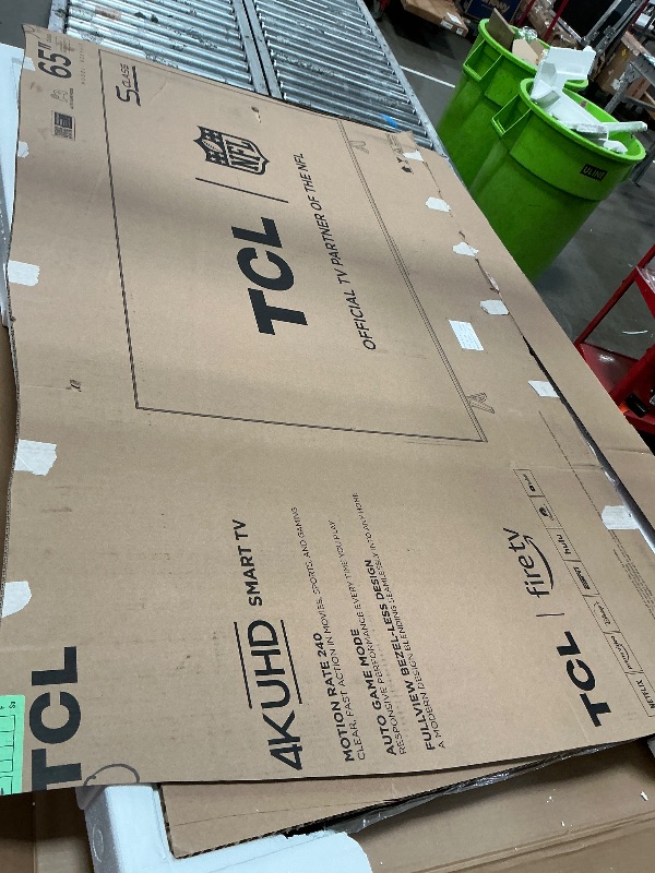 Photo 1 of  **BROKEN SCREEN BROKEN ****PARTS ONLY**

TCL 65-Inch Class S5 UHD 4K LED Smart TV with Fire TV (65S551F, 2024), Dolby Vision, HDR PRO+, Atmos, Alexa Built-in, Apple AirPlay 2, Streaming Television