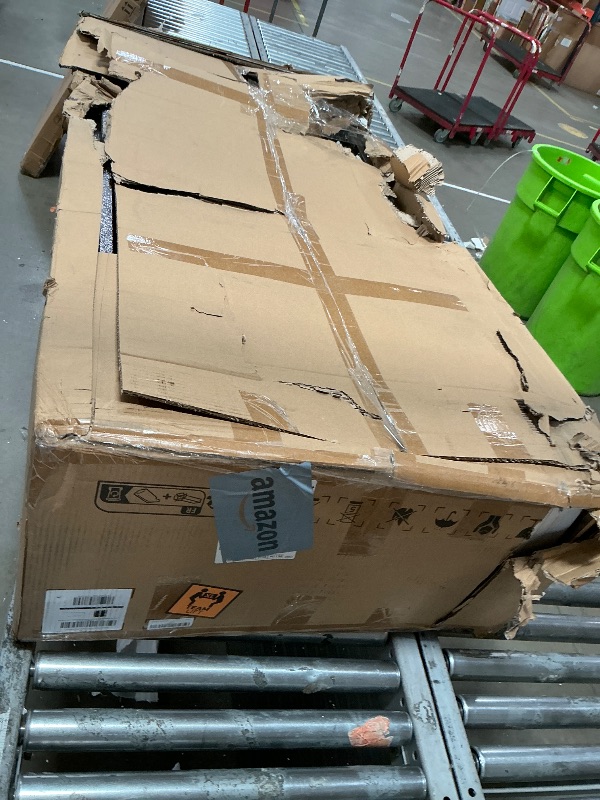 Photo 1 of ***dents missing hardware***56 in Propane Fire Pit Table with Ice Bucket?50000BTU Fire Table with 13 in Square Drink Ice Bucket Wind Guard, Fire Glass Beads & CSA Safety Certified Outdoor Firepit for Patio Garden