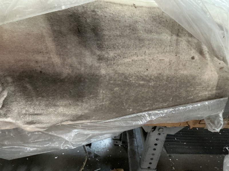 Photo 1 of **WAREHOUSE DIRTY**
FDW | 8 Inch Twin Mattress | Medium Firm | Gel Memory Foam Mattress | White | Bed in a Box, CertiPUR-US Certified | Pressure Relief, Cooling Ventilated Foam | Washable Removable Cover