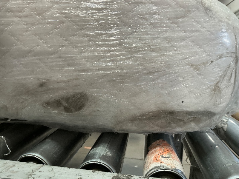 Photo 1 of  **COUPLE SPOTS WAREHOUSE DIRT***

EGOHOME Full Size Memory Foam Mattress, 8 Inch Bed Mattress in A Box with Cooling Green Tea Gel, Pressure Relief with Medium Firm Support, CertiPUR-US Certified, 75''L x 54''W, ?37.3 pounds White