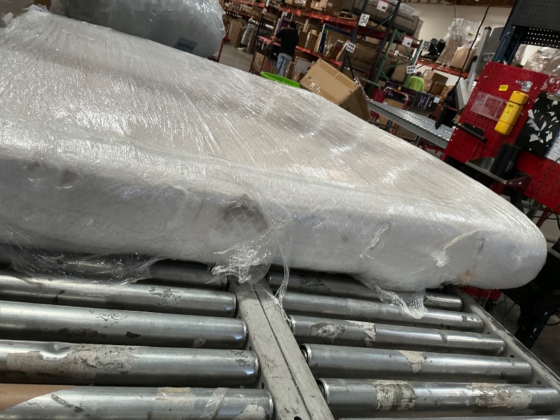 Photo 1 of  **COUPLE SPOTS WAREHOUSE DIRT***

EGOHOME Full Size Memory Foam Mattress, 8 Inch Bed Mattress in A Box with Cooling Green Tea Gel, Pressure Relief with Medium Firm Support, CertiPUR-US Certified, 75''L x 54''W, ?37.3 pounds White