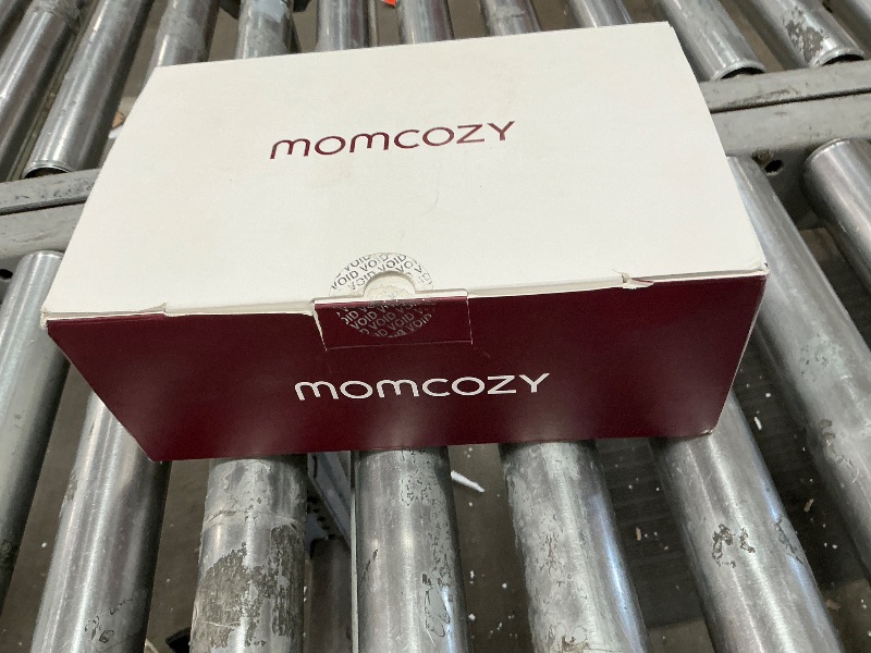 Photo 1 of  **USED HAS MILK / BLACK***

Momcozy M5 Hands-Free Wearable Breast Pump, Double-Sealed Flange for Baby-Like Comfort, 3 Modes & 9 Suction Levels, Portable Electric Pump – 24mm, 2-Pack Cozy Red