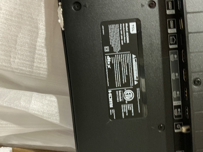 Photo 1 of ***********damaged, bent in the right upper corner to the middle*************
TCL 85 Inch Class QM6K Series | Mini LED QLED 4K HDR | 85QM6K, 2025 Model | 120HZ-144HZ High Brightness Smart Google TV Dolby Atmos Onkyo Audio | Voice Remote Alexa Gaming Strea