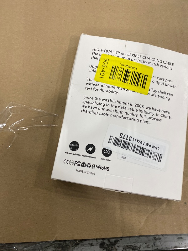 Photo 1 of [MFi Certified] iPhone Charger 6FT 3PACK USB A to Light-ning Cable Nylon USB iPhone Fast Charging Cable Cord with Tinned Copper Compatible iPhone 14/13/12/11 Pro/MAX/XR/XS/8/7/6 Plus S SE/iPad iPod