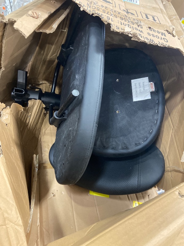 Photo 1 of **Parts Only** AreShark Executive Office Chair, High Back Ergonomic Comfy Desk Chair with Padded Flip-up Armrests and Wheels, PU Leather Heavy Duty Computer Swivel Rolling Task Chair for Home Office, Adults, Brown